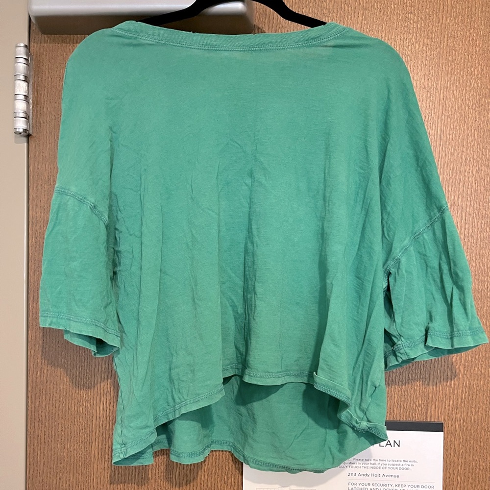 Green Aerie “Just Chill” Crop Top